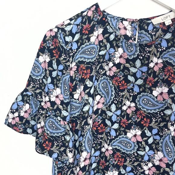 Loft Floral Blouse - Picture 2 of 6